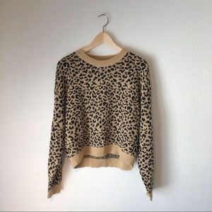 H&M Cheetah Sweater